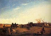 unknow artist Presentation of Charger Coquette to Colonel Mosby by the men of his Command,December 1864 Germany oil painting reproduction